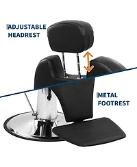gaomon Professional Reclining Salon Chair, Hydraulic Heavy Duty 360degree(s) Swivel Barber Tattoo Chair