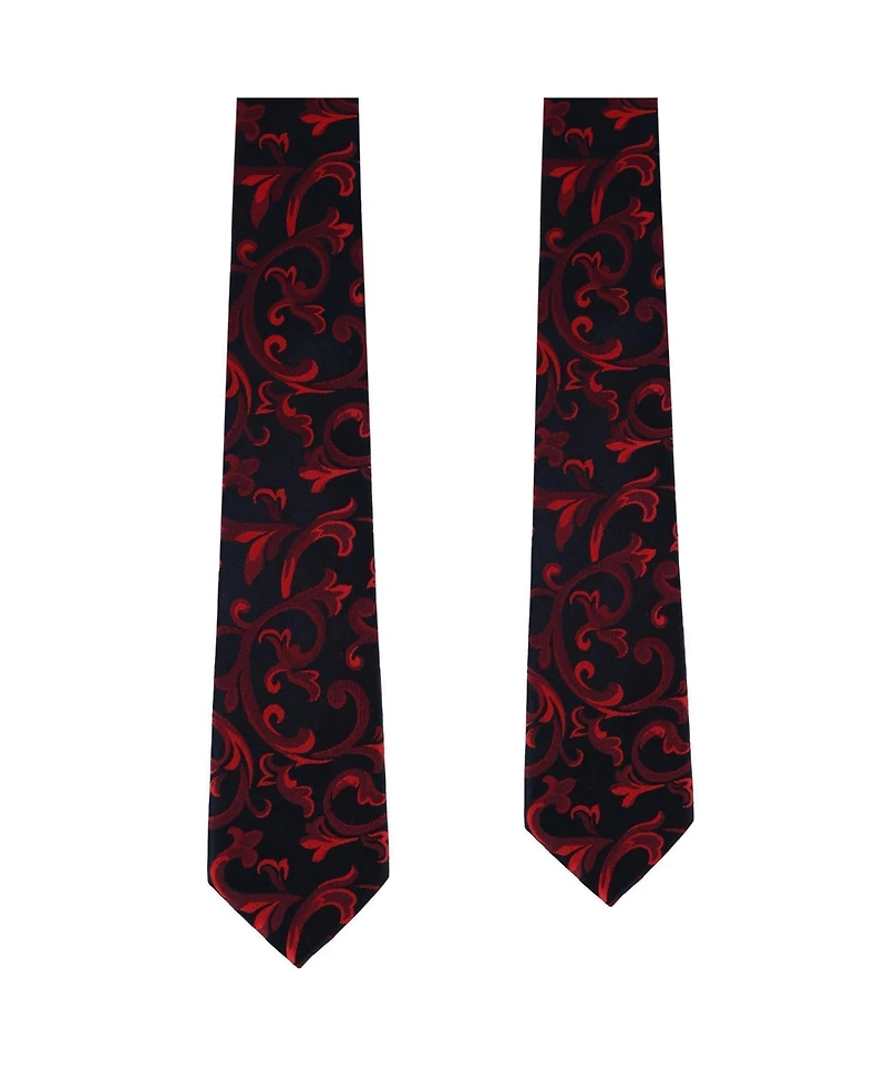 Trafalgar Men's Daddy and Me Christian the Romantic Brocade Silk Neckties
