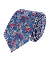 Trafalgar Men's Freedom's Torch Patriotic Silk Novelty Necktie