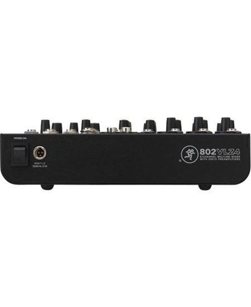 Mackie 802VLZ4 8-Channel Ultra-Compact Mixer, 3-Band Eq (80 Hz, 2.5 and 12 kHz