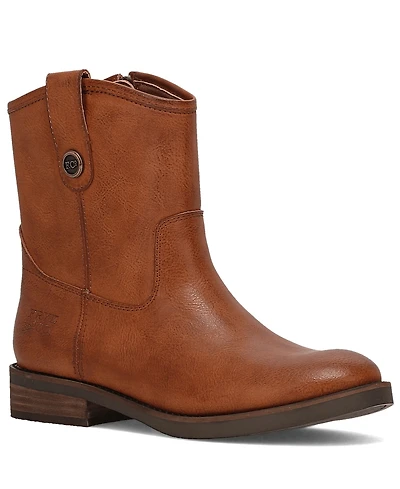 Frye and Co. Women's Kellie Button Round Toe Short Booties