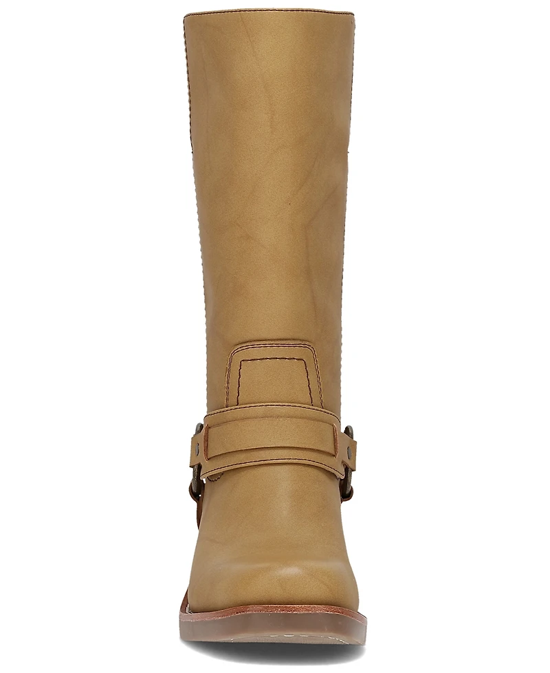 Frye and Co. Women's Miranda Harness Pull-On Mid Shaft Boots