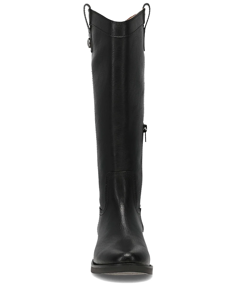 Frye and Co. Women's Foster Button Ban Zipper Tall Boots