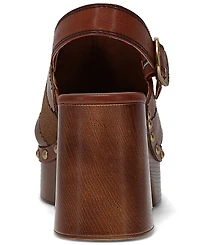 Frye and Co. Women's Wylie Patchwork Platform Mule Clogs