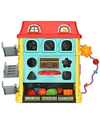 VTech Up & Down Activity Town Interactive Learning Activity Center with Shapes, Colors, Letters & Fine Motor Play, Ages 9–36 Months