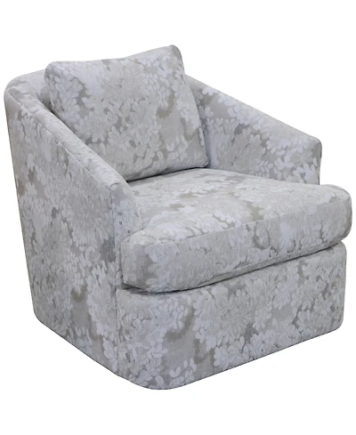 Harlan Fabric Swivel Chair, Macy's Exclusive