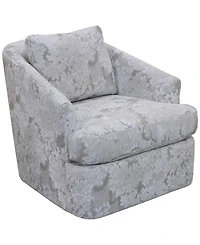 Harlan Fabric Swivel Chair, Macy's Exclusive