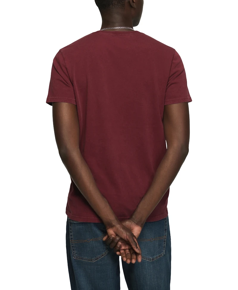 Lucky Brand Men's Coffin Skeleton Graphic T-Shirt