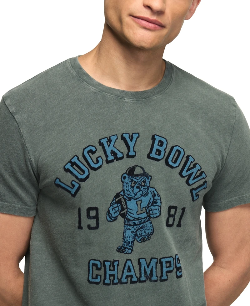 Lucky Brand Men's Bowl Champs Graphic T-Shirt