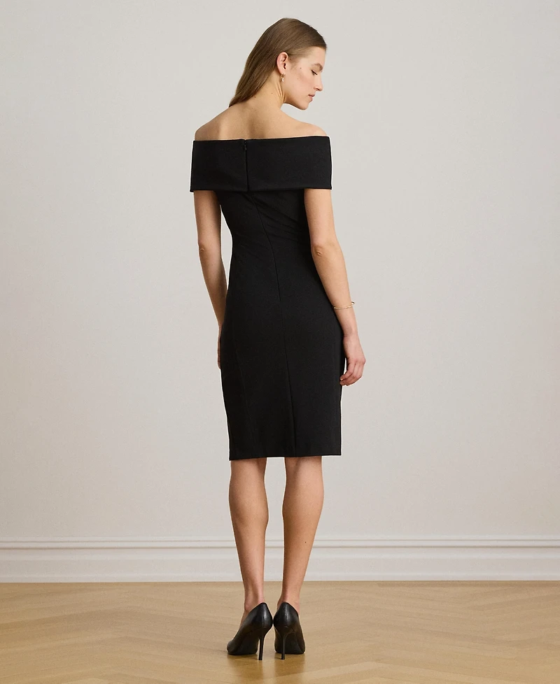 Lauren Ralph Women's Faille Off-the-Shoulder Cocktail Dress