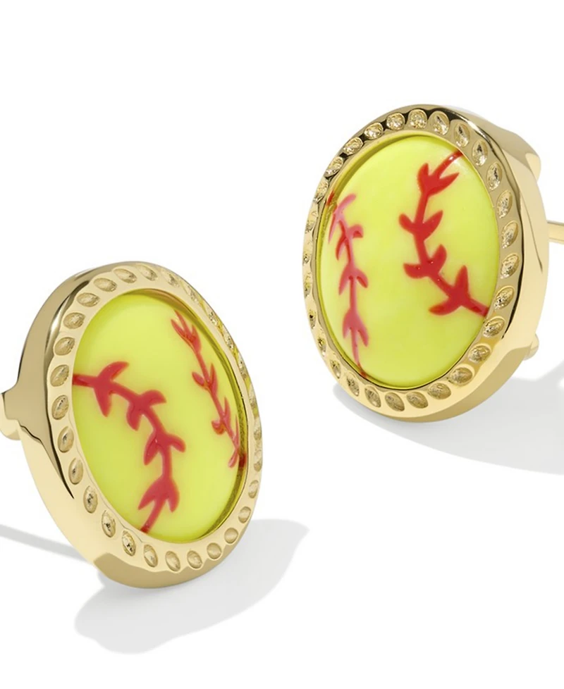 Kendra Scott 14k Gold-Plated Softball Stud Earrings