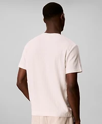 Calvin Klein Men's Vertical Stripe Textured Crewneck T-Shirt