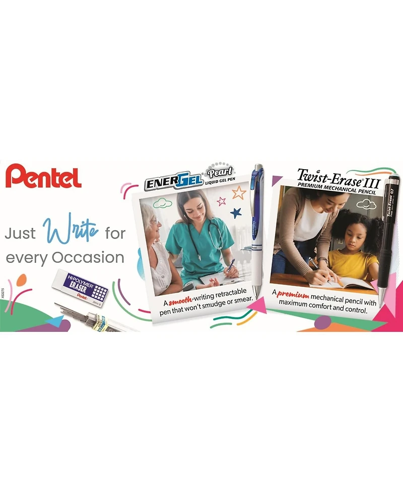 Pentel Writing Essentials 10pack