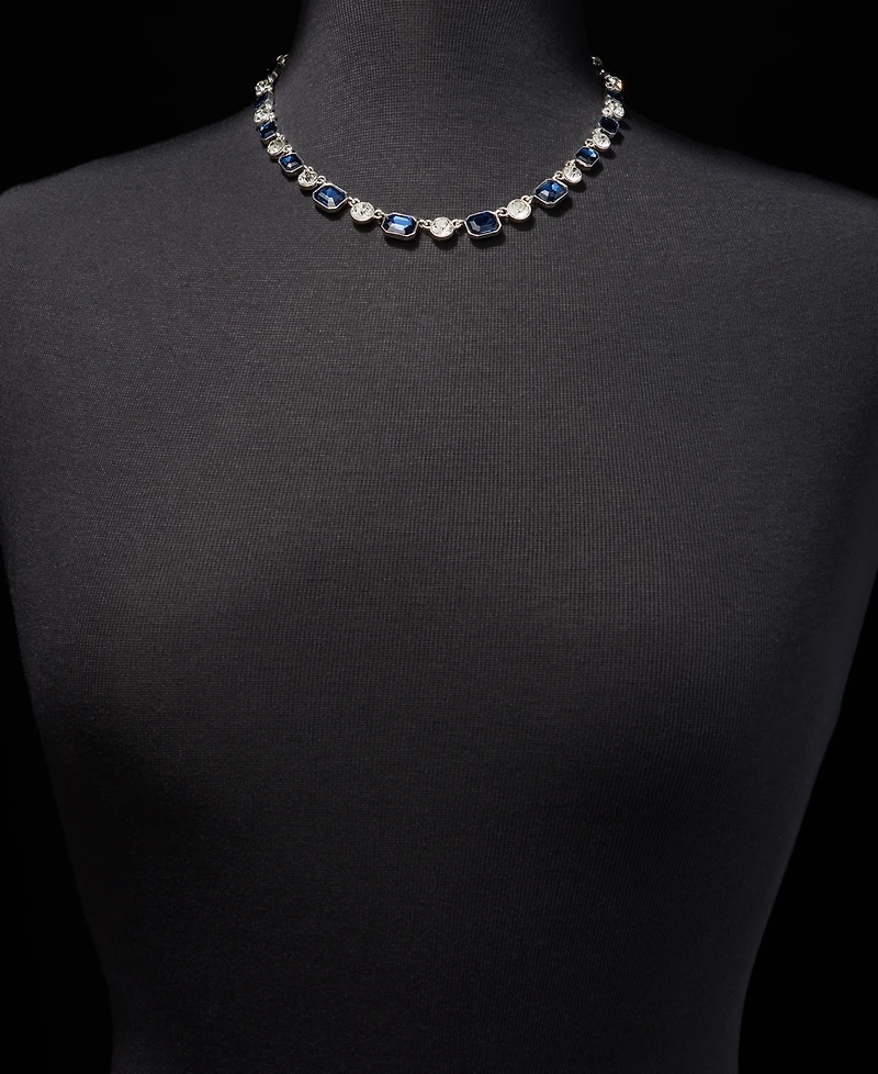 Anne Klein Crystal All-Around Collar Necklace, 16" + 3" extender