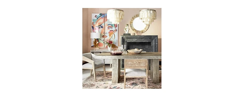 Z Gallerie Gold Floral Bust