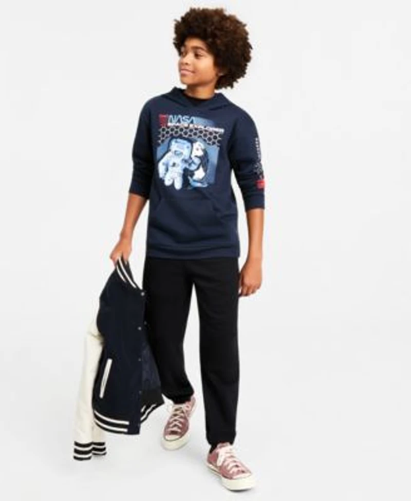 Epic Threads Boys Xs Xl Basketball Varsity Jacket Space Explorer Pullover Hoodie Fleece Jogger Pants Macys Exclusive