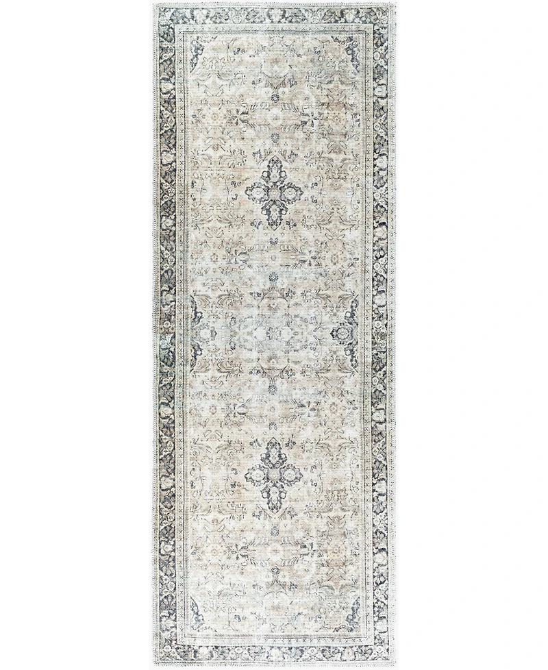 Becki Owens x Livabliss Darling Machine Washable 2'7" x 7'3" Runner Area Rug