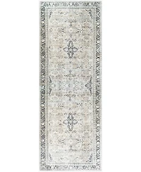 Becki Owens x Livabliss Darling Machine Washable 2'7" x 7'3" Runner Area Rug