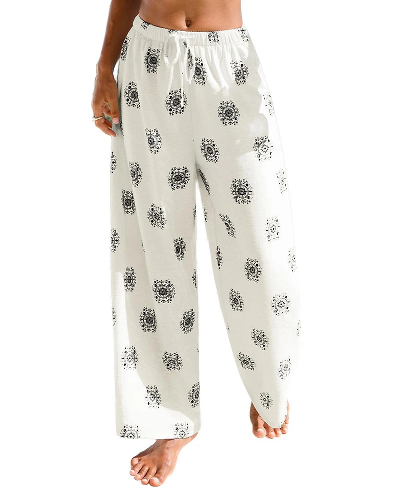 Cupshe Women's If You Say So Ornate Lounge Pants