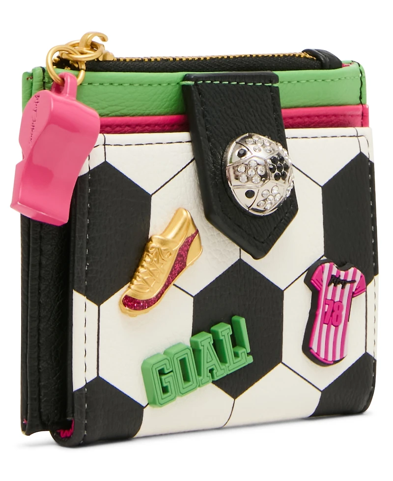 Betsey Johnson Goal Getter Snap Wallet