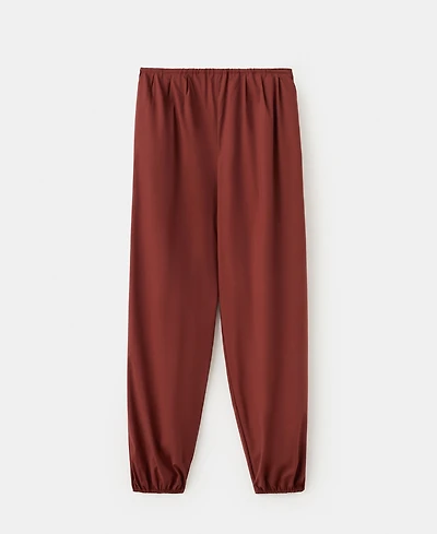 Mango Women's High-Waisted Baggy Pants