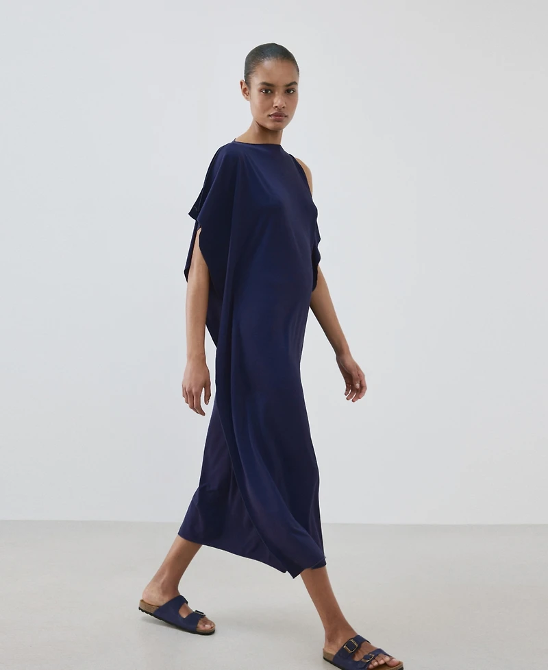 Mango Women's Ruffled Detail Caftan