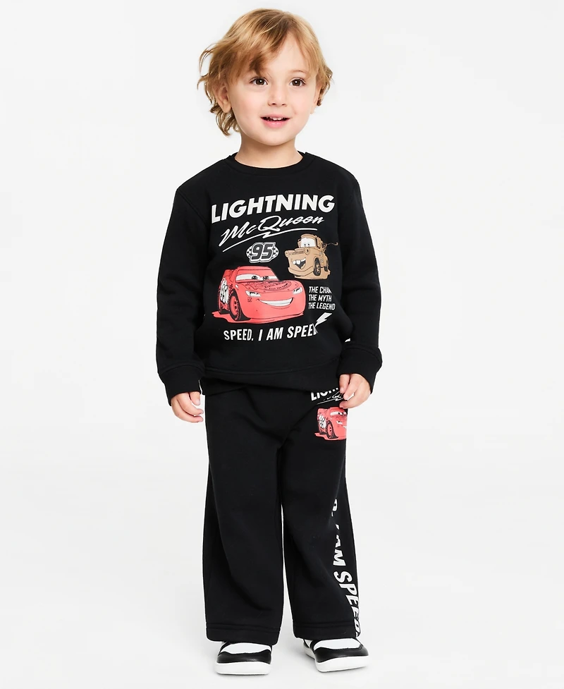 Epic Threads Toddler Boys' 12M-5T Cars I am Speed Graphic Top and Pants, 2-Piece Set