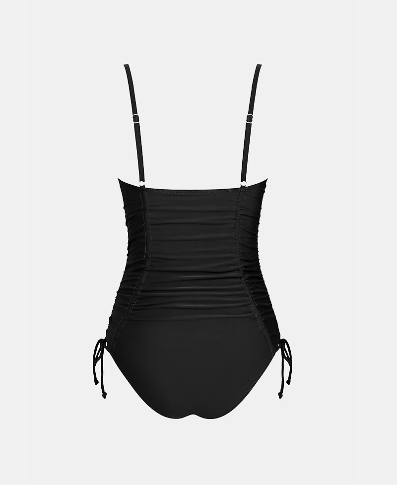 Cupshe Women's One-Piece Cheeky Lace-Up Swimsuit