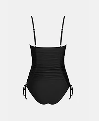 Cupshe Women's One-Piece Cheeky Lace-Up Swimsuit
