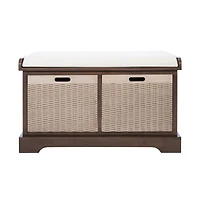Safavieh Landers 2 Drawer Cushion Bench