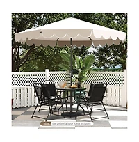 Boyel Living 10 Feet Patio Umbrella Outdoor Market Umbrella with Crank Tilt Adjustment