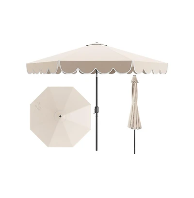 Boyel Living 10 Feet Patio Umbrella Outdoor Market Umbrella with Crank Tilt Adjustment