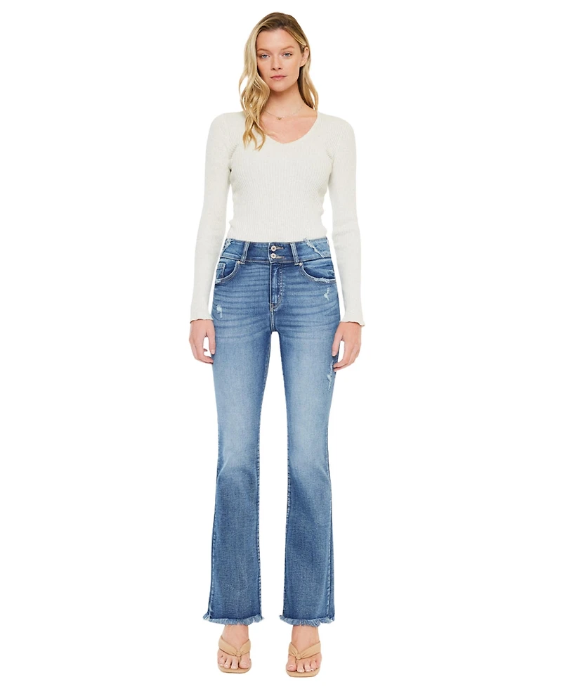 KanCan Women's Ruby High Rise Bootcut Jeans