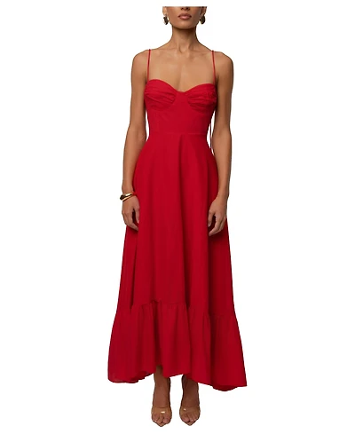 Jluxlabel Women's Romantic Flow Maxi Dress