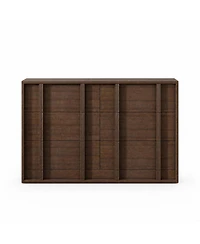 homfan 47.2" Storage Cabinet 6-Drawer Wood Console for Tv Up to 50", Living Room Entertainment Center
