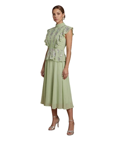 Coast Women's Embellished Frill Midi Dress
