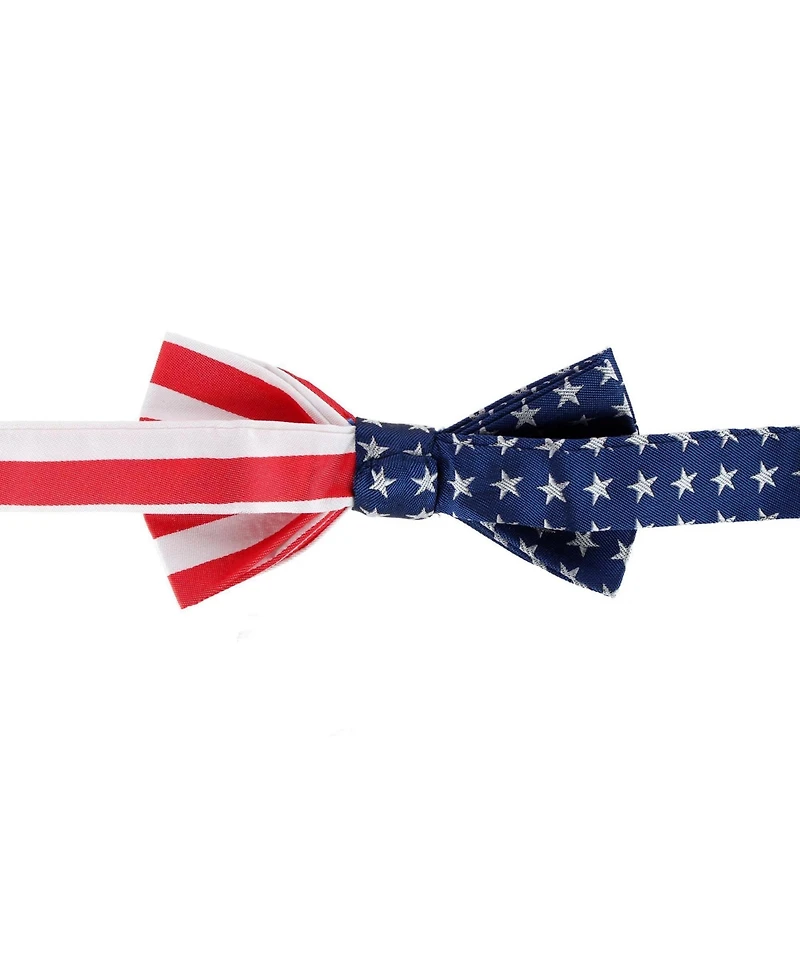 Trafalgar Men's America's Old Glory Silk Bow Tie
