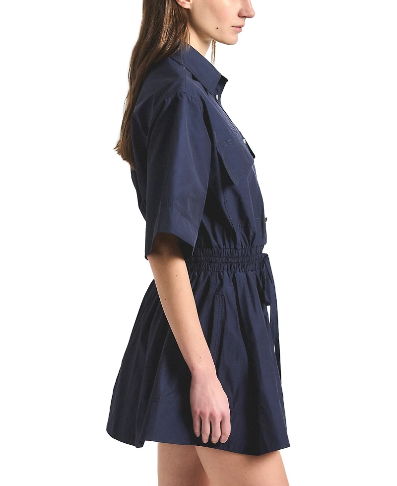 Derek Lam 10 Crosby Women's Sabrina Short-Sleeve Shirtdress