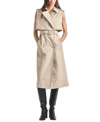 Derek Lam 10 Crosby Women's Reign Twill Trench Dress