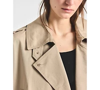 Derek Lam 10 Crosby Women's Emilio Stretch Cotton Twill Cropped Trench Coat