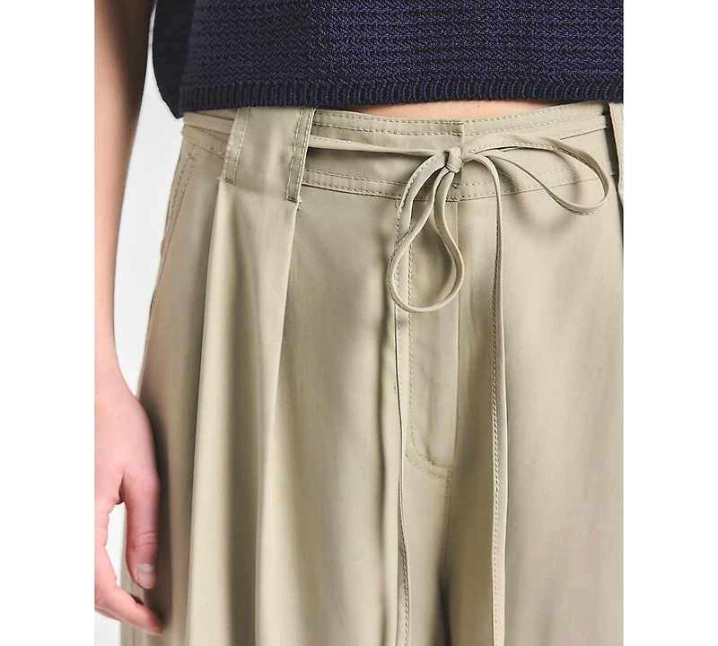 Derek Lam 10 Crosby Women's Archer Mid-Rise Wide-Leg Suiting Trousers