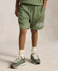 Polo Ralph Lauren Boys' 8-20 Madras-Logo French Terry Shorts