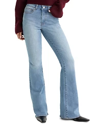 Good American Women's Legs Mid-Rise Flare Jeans