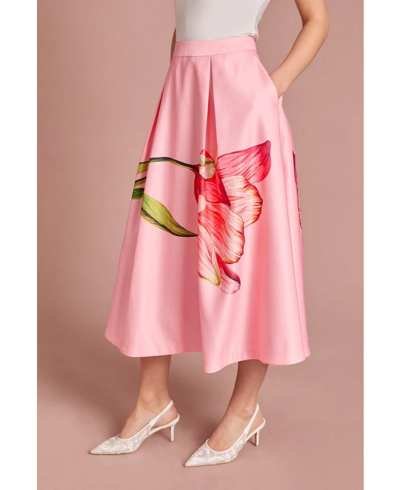 Coast Women's Satin Midi Skirt