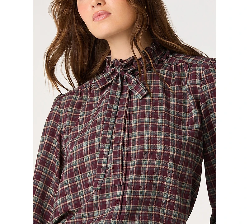 Astr the Label Women's Alyssa Mock Neck Top