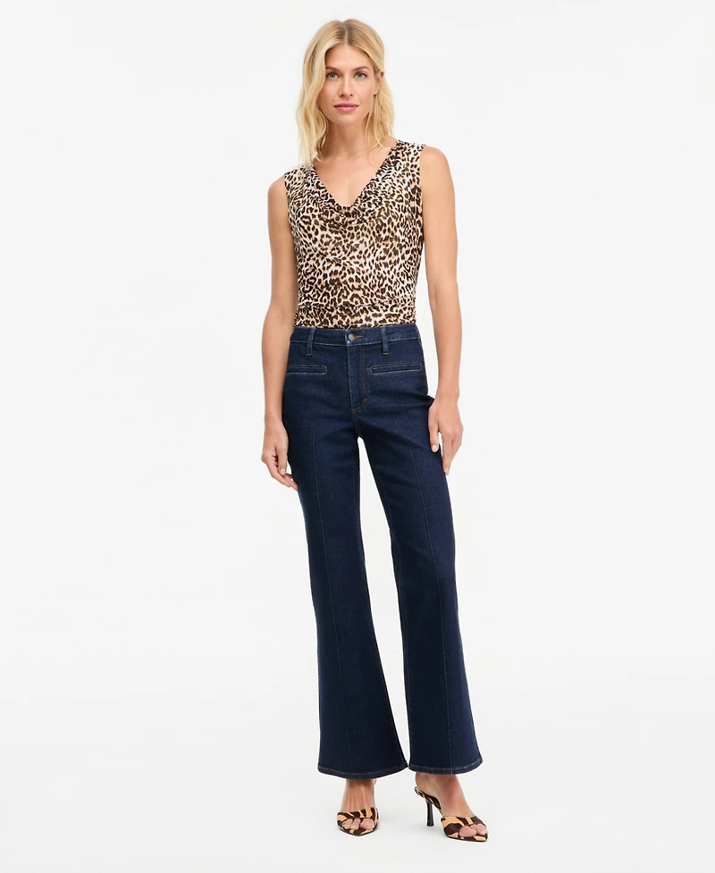 I.n.c. International Concepts Women's Mid-Rise Flare Jeans, Macy's Exclusive