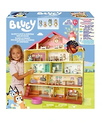 Bluey Lights & Sounds 36-Piece House Playset, Ages 3+