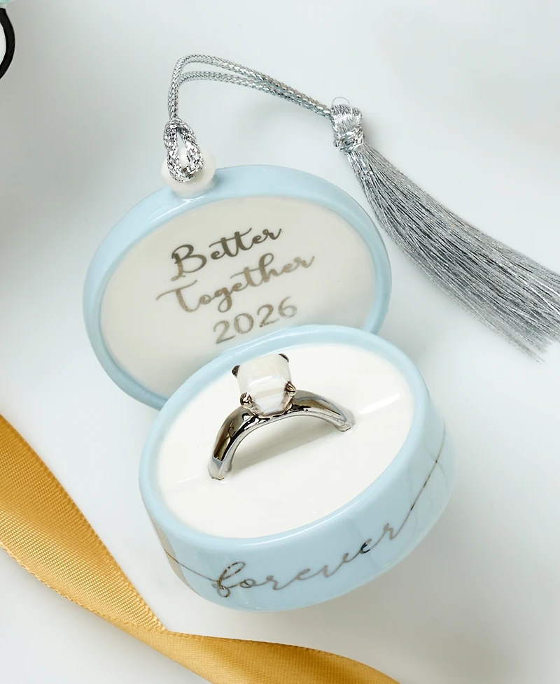 Lenox 2026 Together Forever Ring Box Ornament