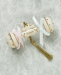 Lenox 2026 Babys 1st Christmas Rattle Ornament