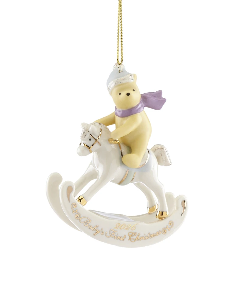 Lenox 2026 Winnie the Pooh Baby's 1st Christmas Ornament